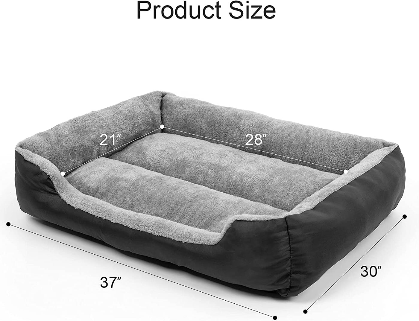 Washable Pet Bed Mattress Comfortable and Warming Rectangle Dog Bed